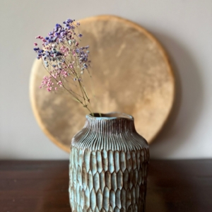 Wazon ceramiczny "Deep Lines"