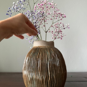 Wazon ceramiczny "Deep Lines"