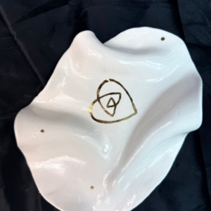 Gold Heart Porcelain